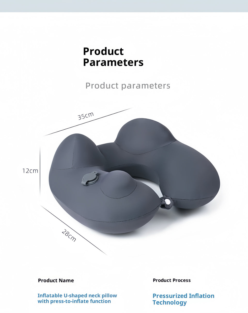 TripMate Inflatable Air Travel Pillow